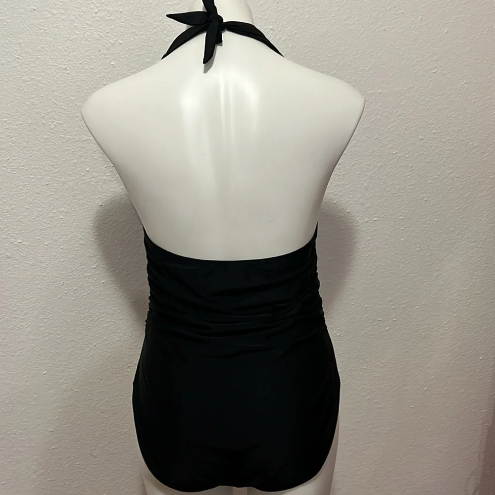 Old Navy Large Black One Piece Swim Suit Sz L